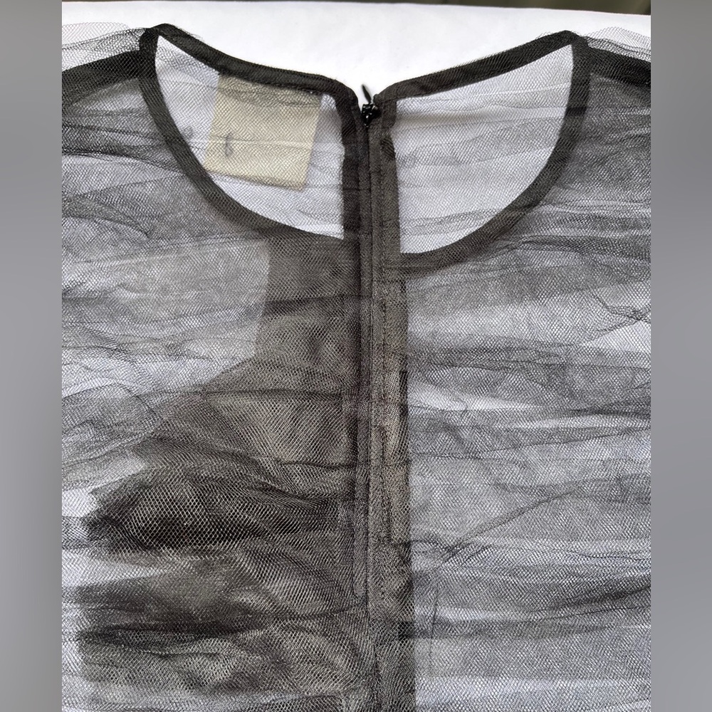 H&M Black Sheer Ruffle Blouse - Picture 14 of 16